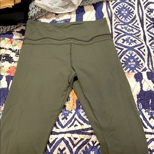 light green workout leggings